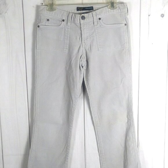 Y2K  Abercrombie & Fitch LIGHT ACADEMIA C orduroy Pant Size 4 - Picture 5 of 13